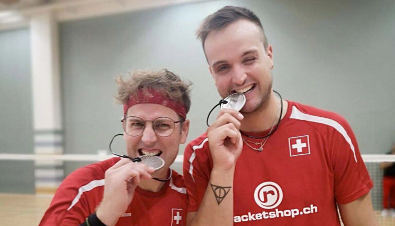 Swiss badminton doubles team scores silver in Copen­hagen