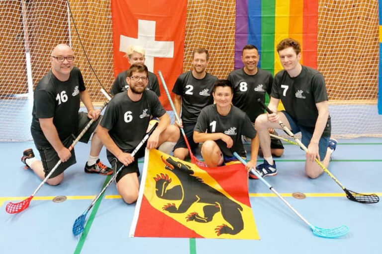 Berns Unihockey-Team schafft es in Kopenhagen auf den 4. Platz